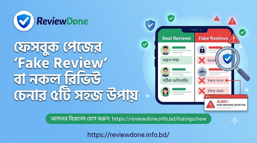5 easy ways to spot fake business or product page reviews || ReviewDone